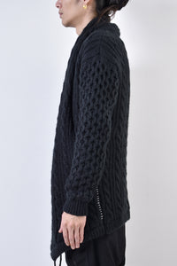 2002-KT02 Cable Combi Mohair CD Black