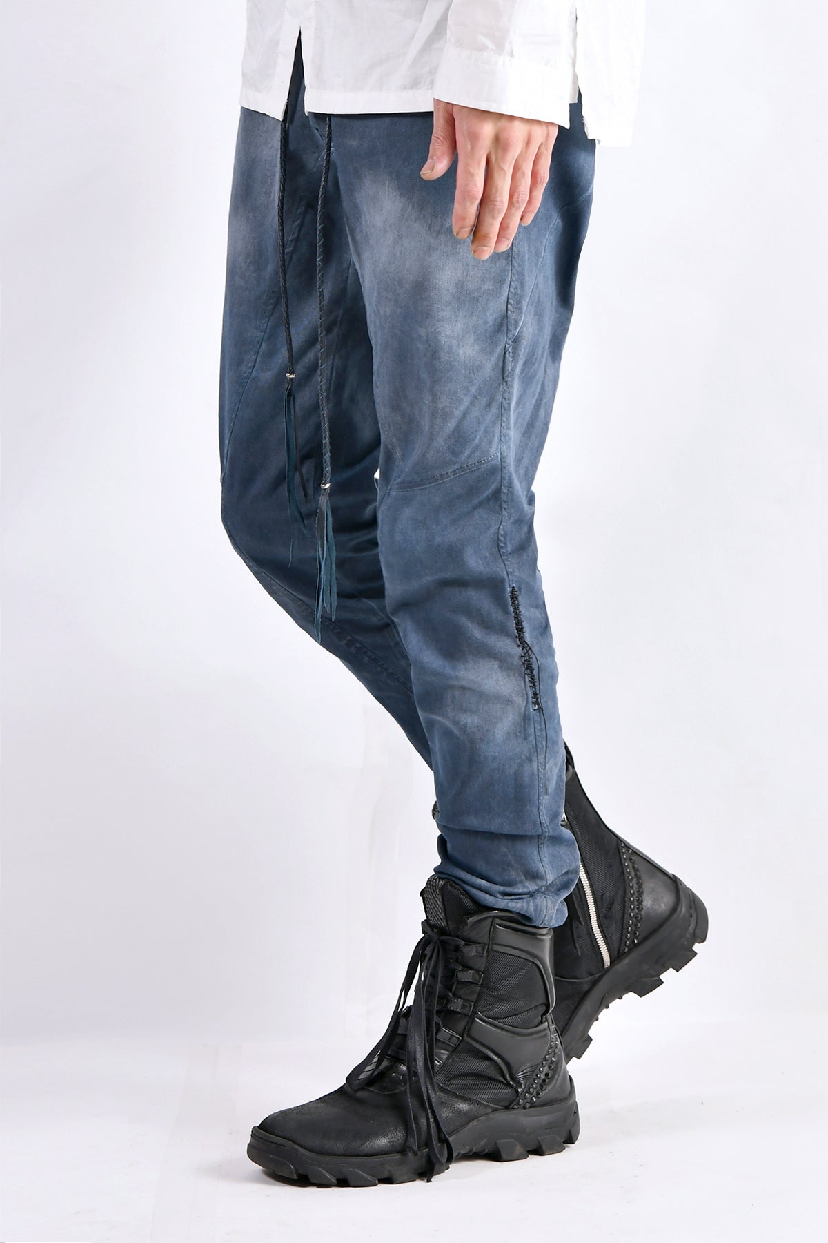 2102-PT01A Stretch Twill Pants 03 Navy