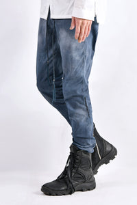 2102-PT01A Stretch Twill Pants 03 Navy