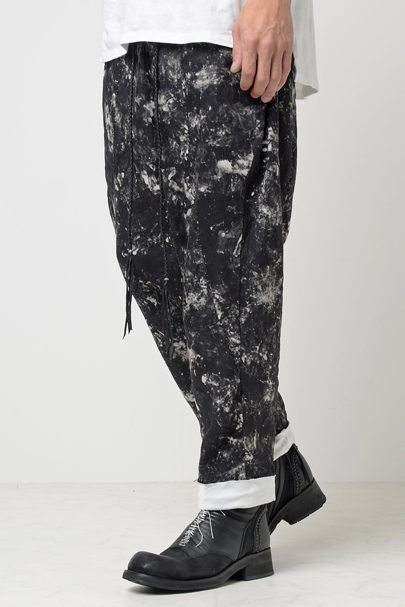 2301-PT08 Discharged Linen Layered Pants