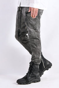 2102-PT02A Double Pocket Twill Pants 03 Charcoal