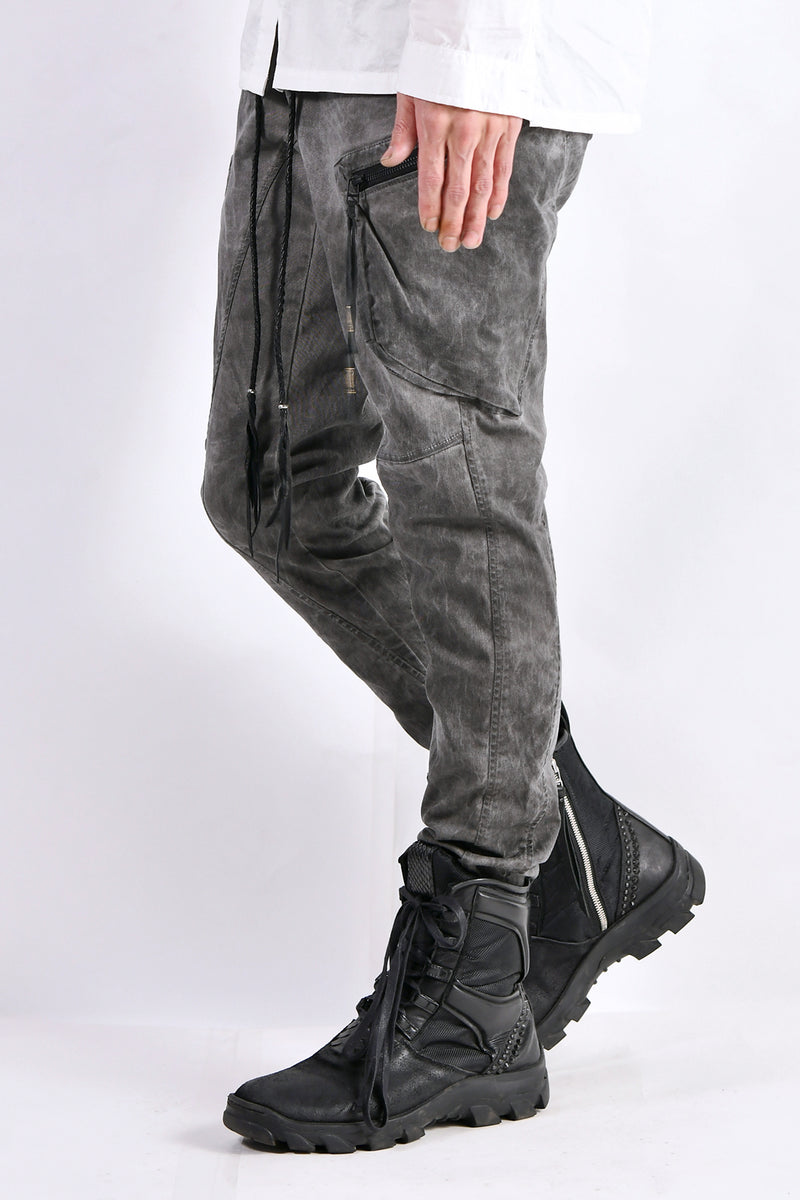 2102-PT02A Double Pocket Twill Pants 03 Charcoal