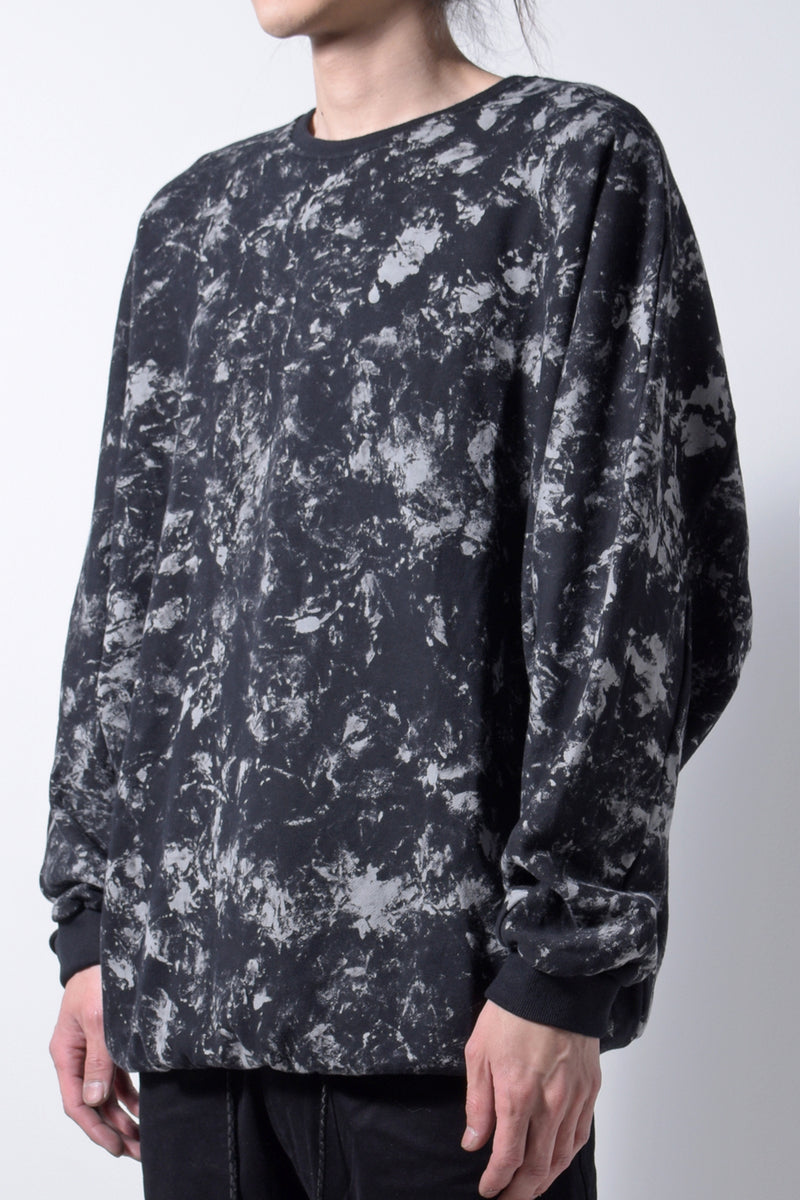 2202-TP05 Flake Discharged Dolman Top