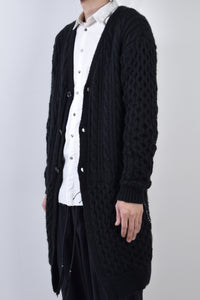 2002-KT03 Cable Combi Mohair Long CD Black