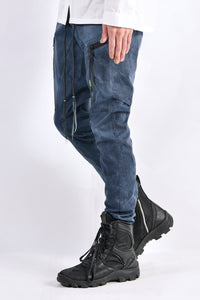 2102-PT02A Double Pocket Twill Pants 03 Navy