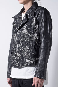 2202-JK06 Flake Discharged Jacket