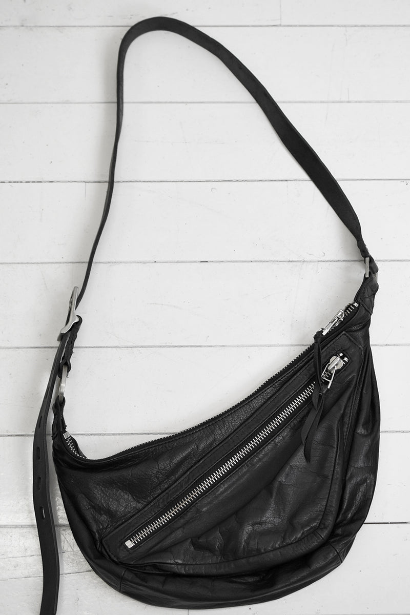 1901-BG02 Double Zip Shoulder Bag