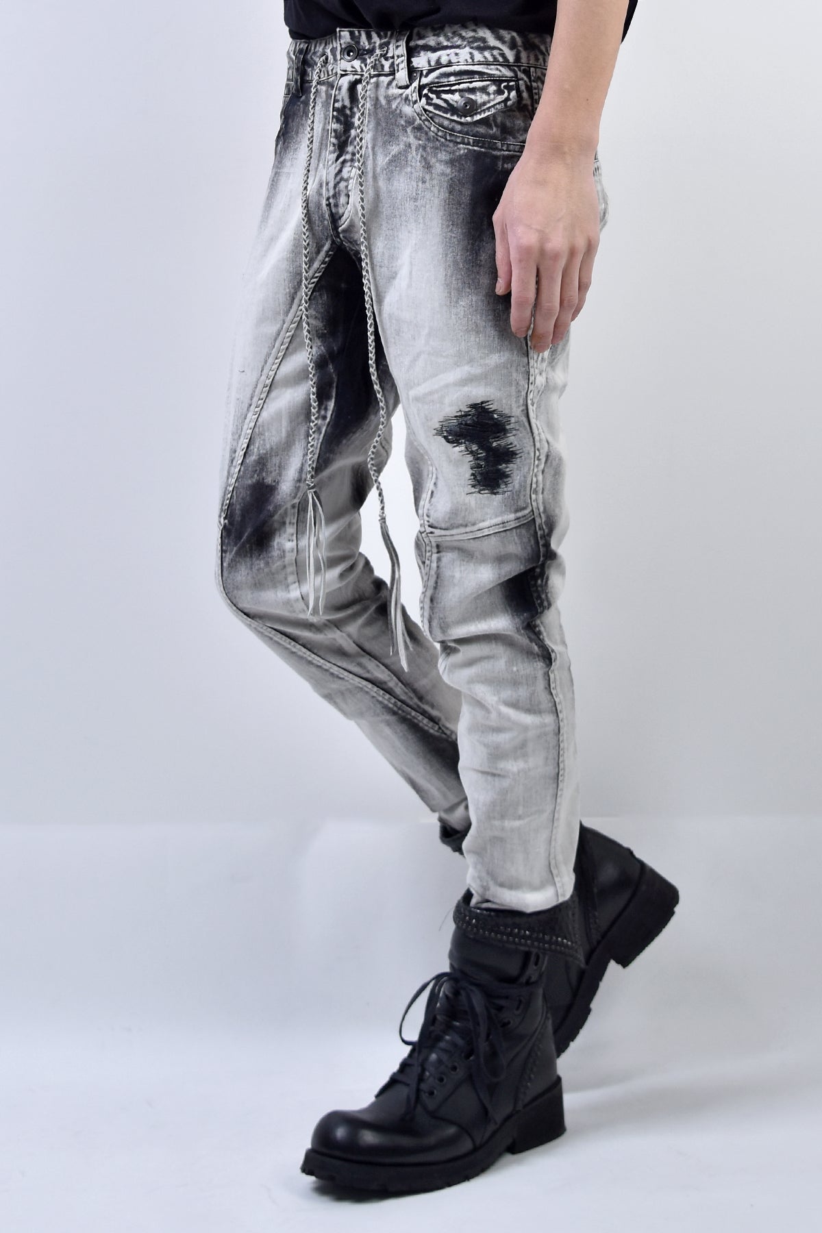 2101-PT01C Discharged Stretch Twill Pants 02