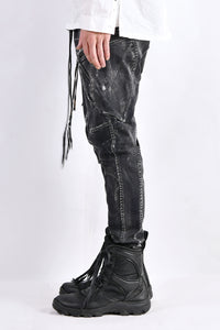 2102-PT02B Discharged Double Pocket Twill Pants 03