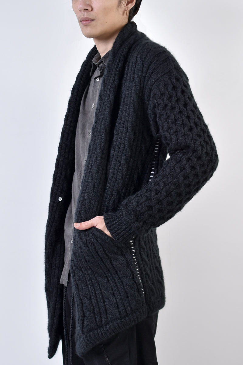 2002-KT02 Cable Combi Mohair CD Black