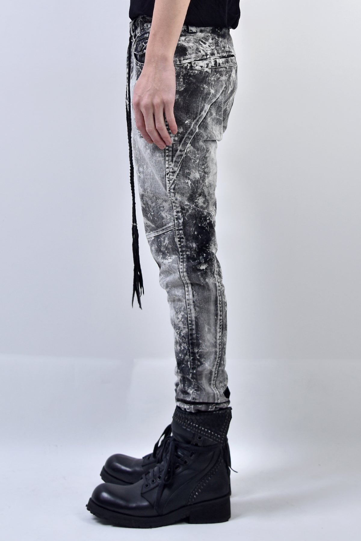 2101-PT01B Discharged Stretch Twill Pants 01