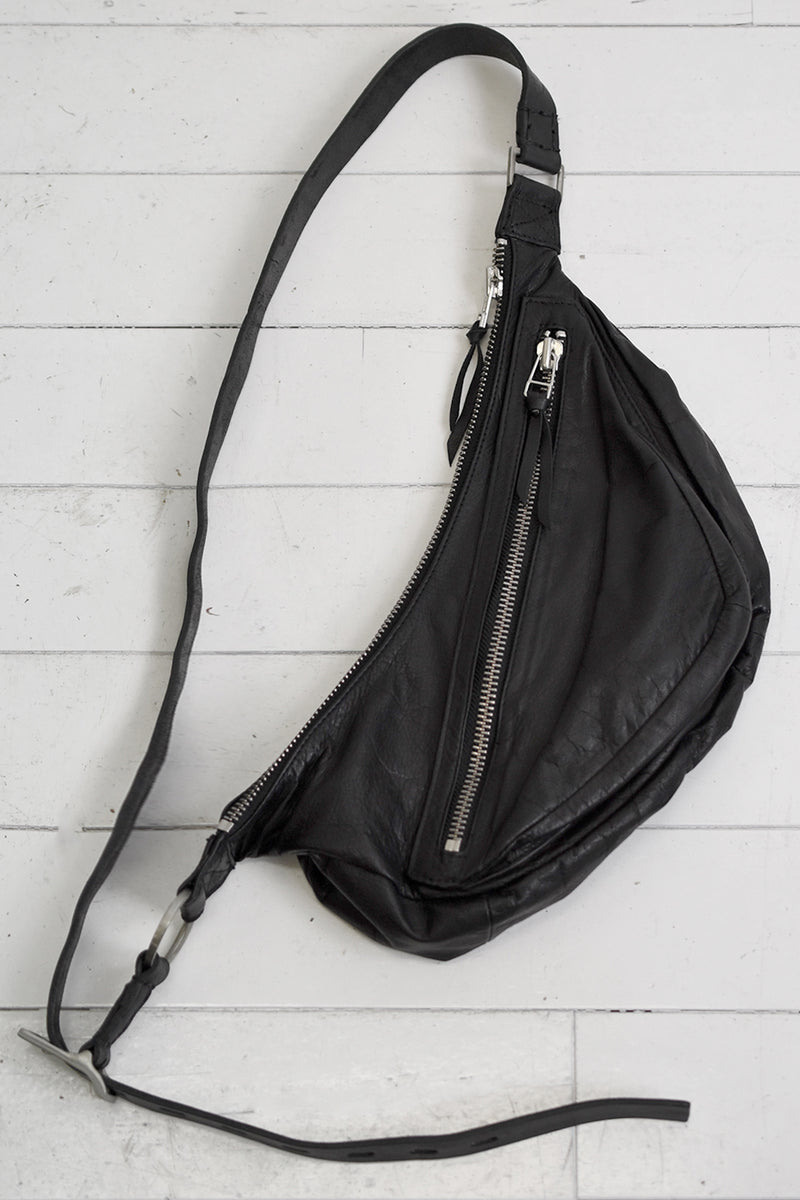 1901-BG02 Double Zip Shoulder Bag
