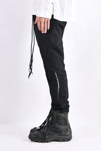 2102-PT01A Stretch Twill Pants 03 Black