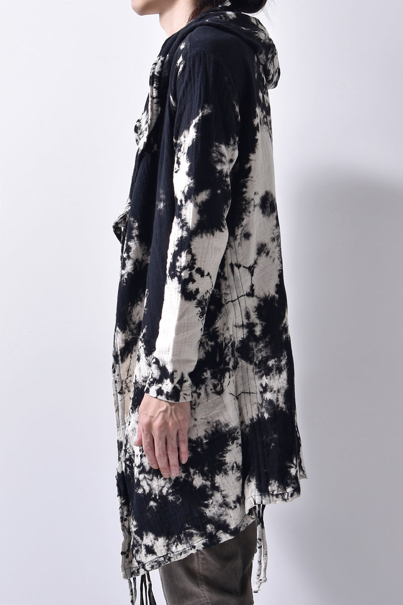 2102-TP04B Hooded Tie Dye Gauze CD / LS