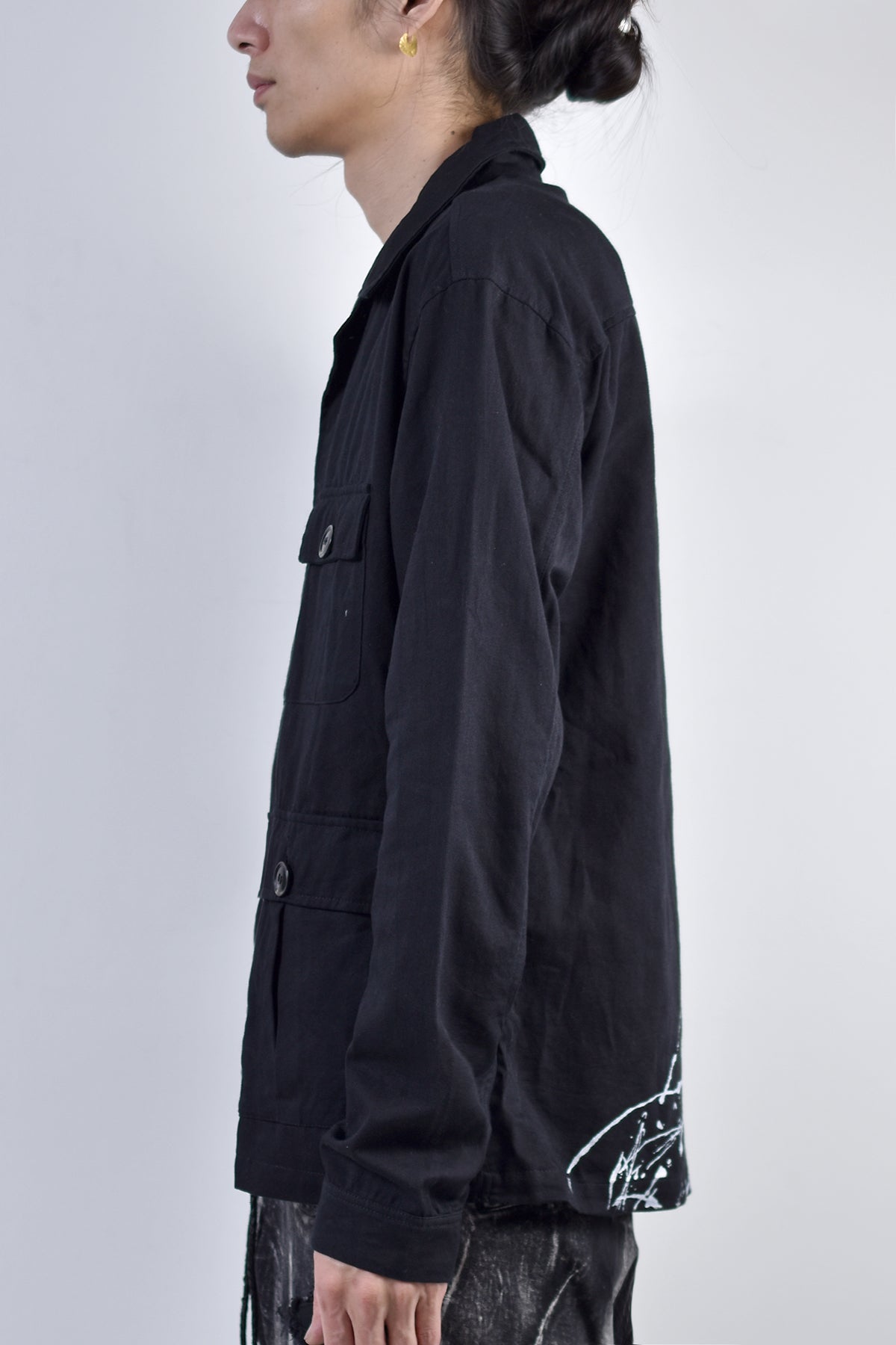 2002-SH07B Splash Field Shirt Black