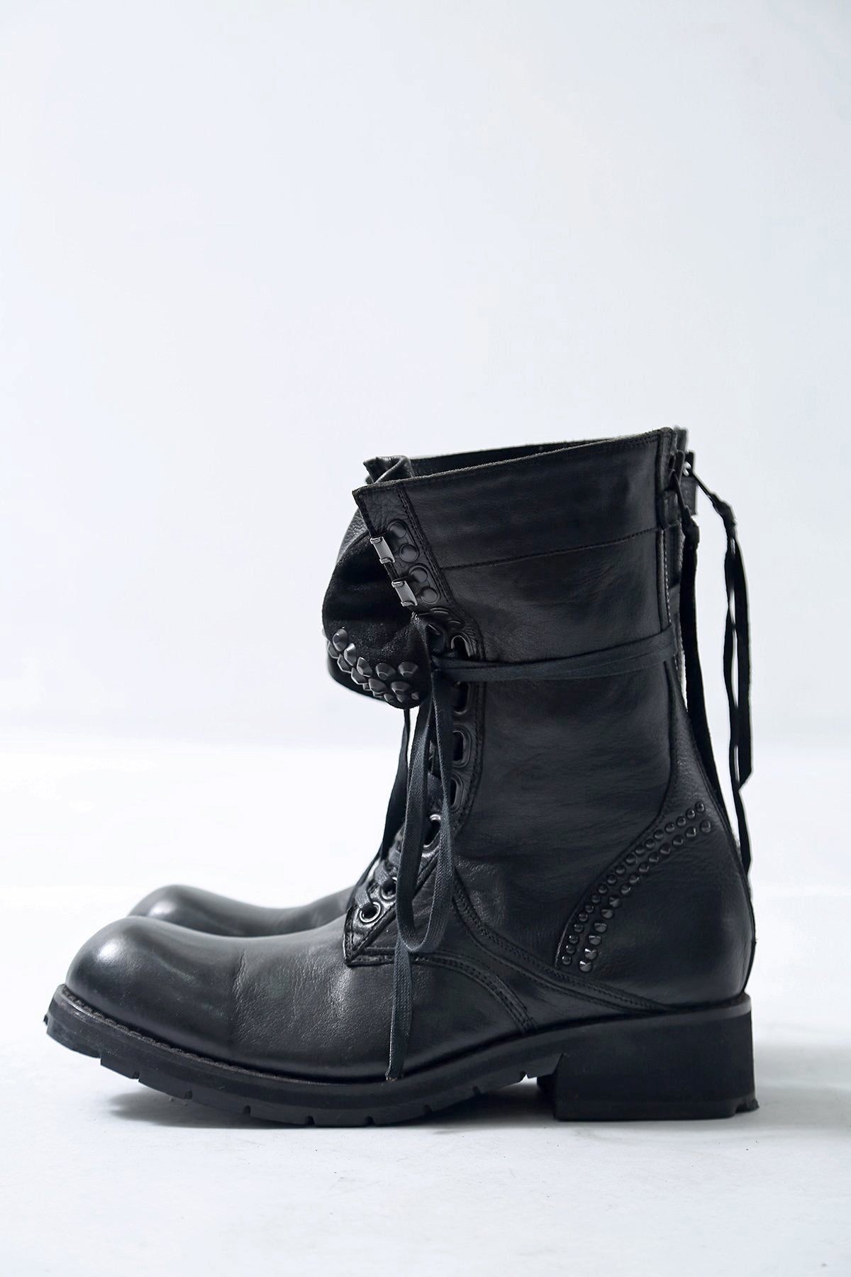 KMRii ケムリ Chrome Boots 10 クロム ブーツ レザー スタッズ メンズ