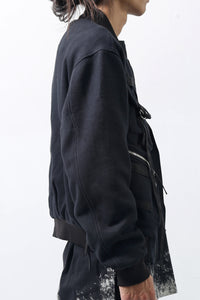 1902-JK06 Parachute Over Blouson Black