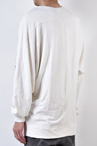 2002-TP04A Splash Bamboo Dolman Pullover White