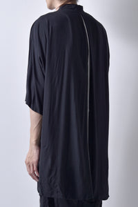 2101-SH05 Stealth Rayon Lazy Shirt_Black