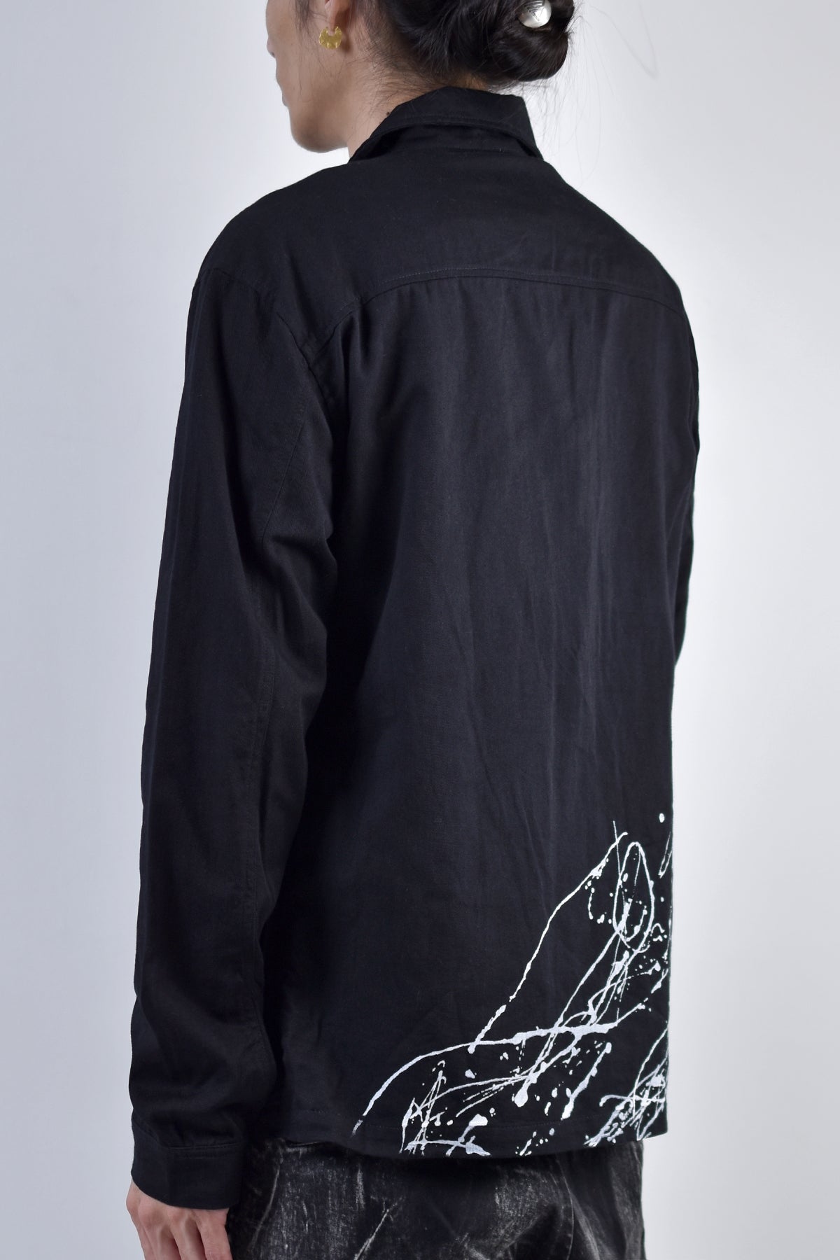 2002-SH07B Splash Field Shirt Black