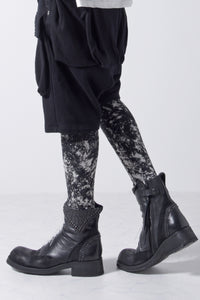 2202-PT07 Flake Discharged Leggings -Men's-