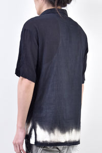 2101-SH04B Discharged Crepe Cotton Slim Shirt 01