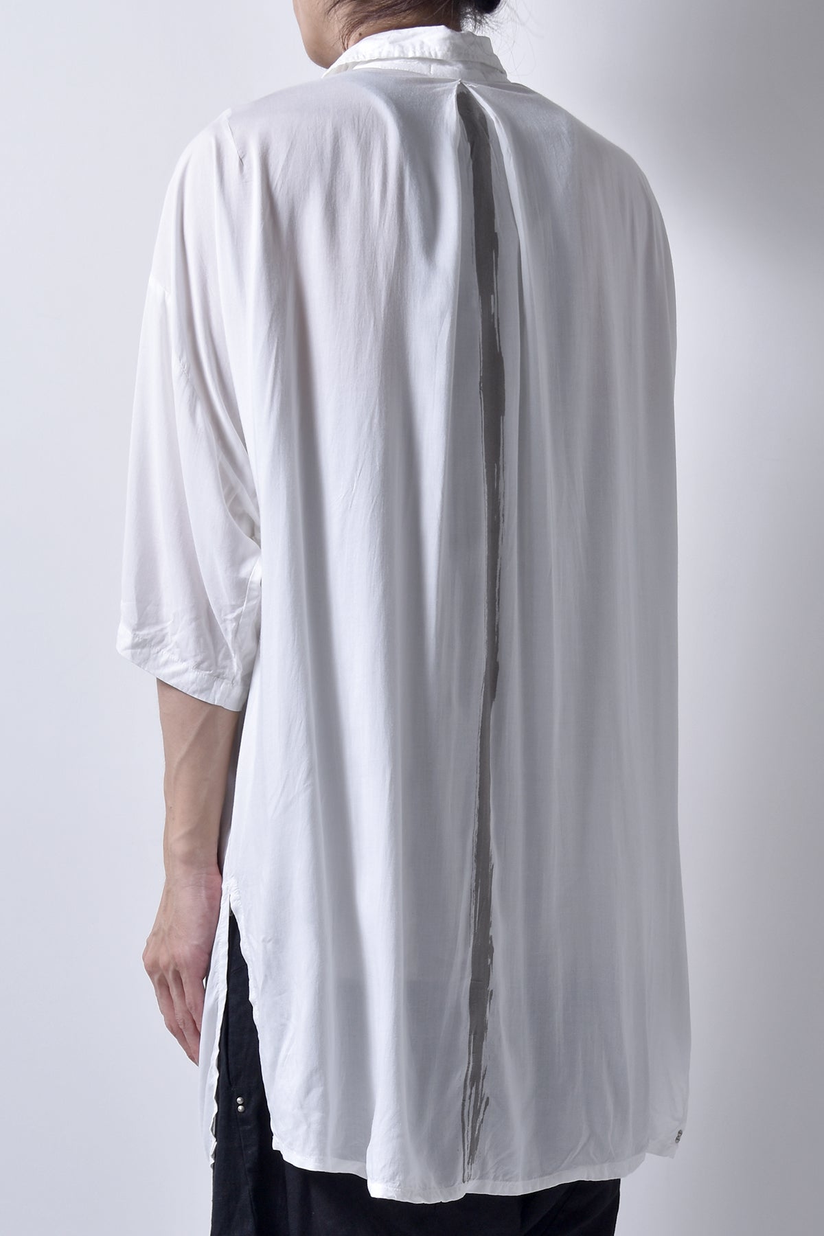 2101-SH05 Stealth Rayon Lazy Shirt_White