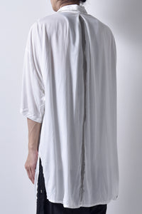 2101-SH05 Stealth Rayon Lazy Shirt_White