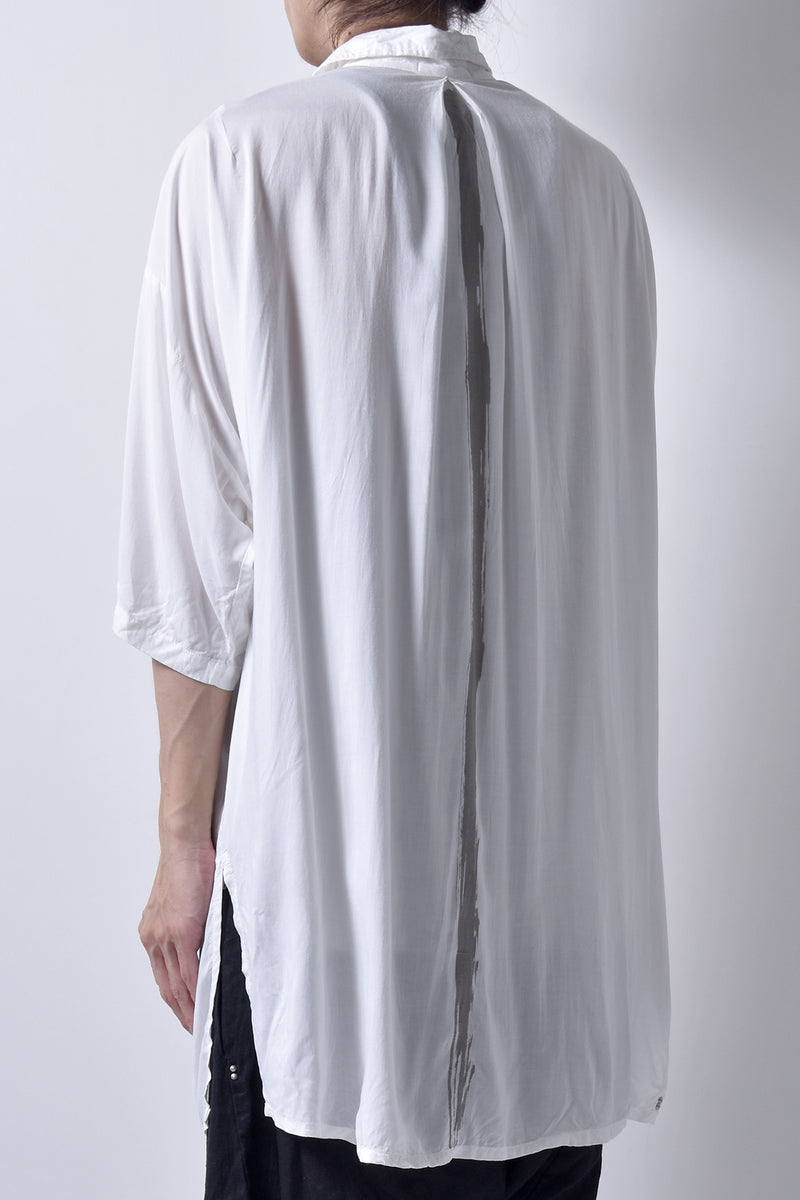 2101-SH05 Stealth Rayon Lazy Shirt_White