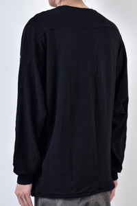 2002-TP04A Splash Bamboo Dolman Pullover Black