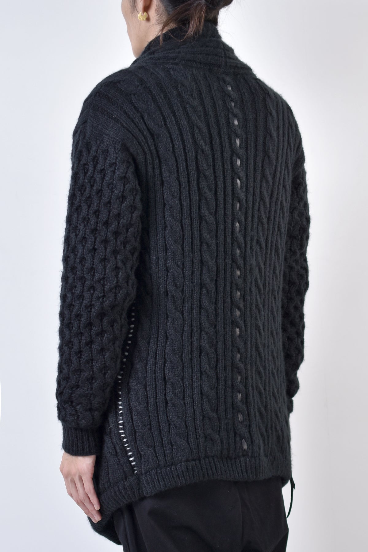 2002-KT02 Cable Combi Mohair CD Black