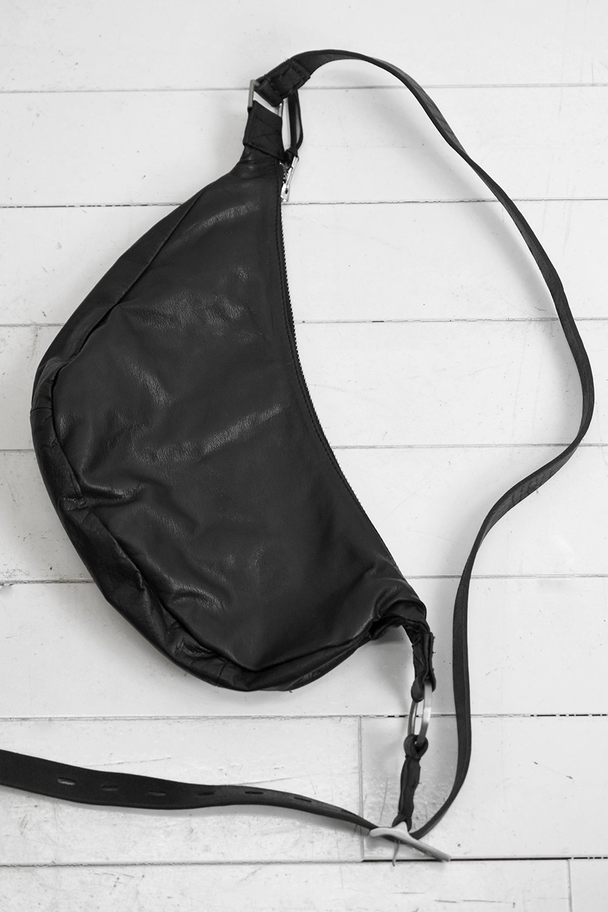 1901-BG02 Double Zip Shoulder Bag