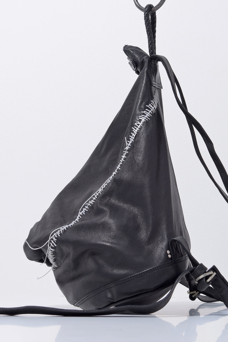 2202-BG01 Hand Stitch Triangle Backpack