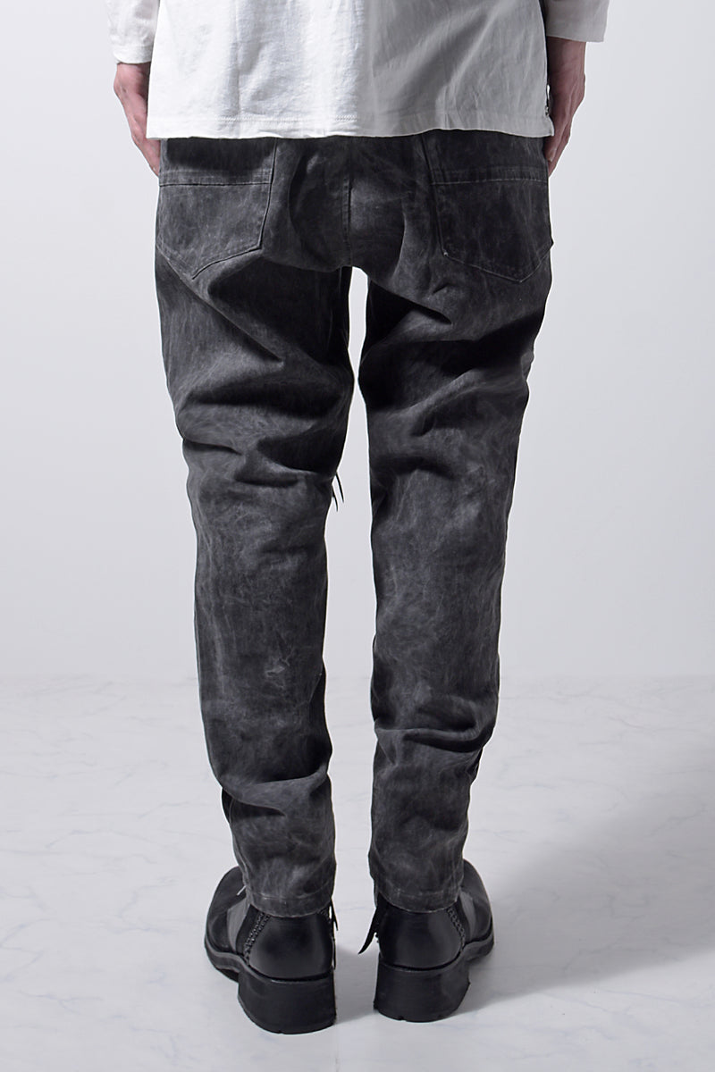 2202-PT01A Drop Crotch Pants Charcoal