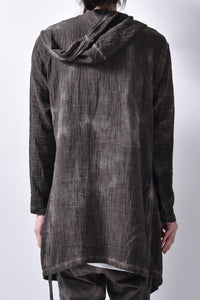 2102-TP04A Hooded Gauze CD / LS Brown