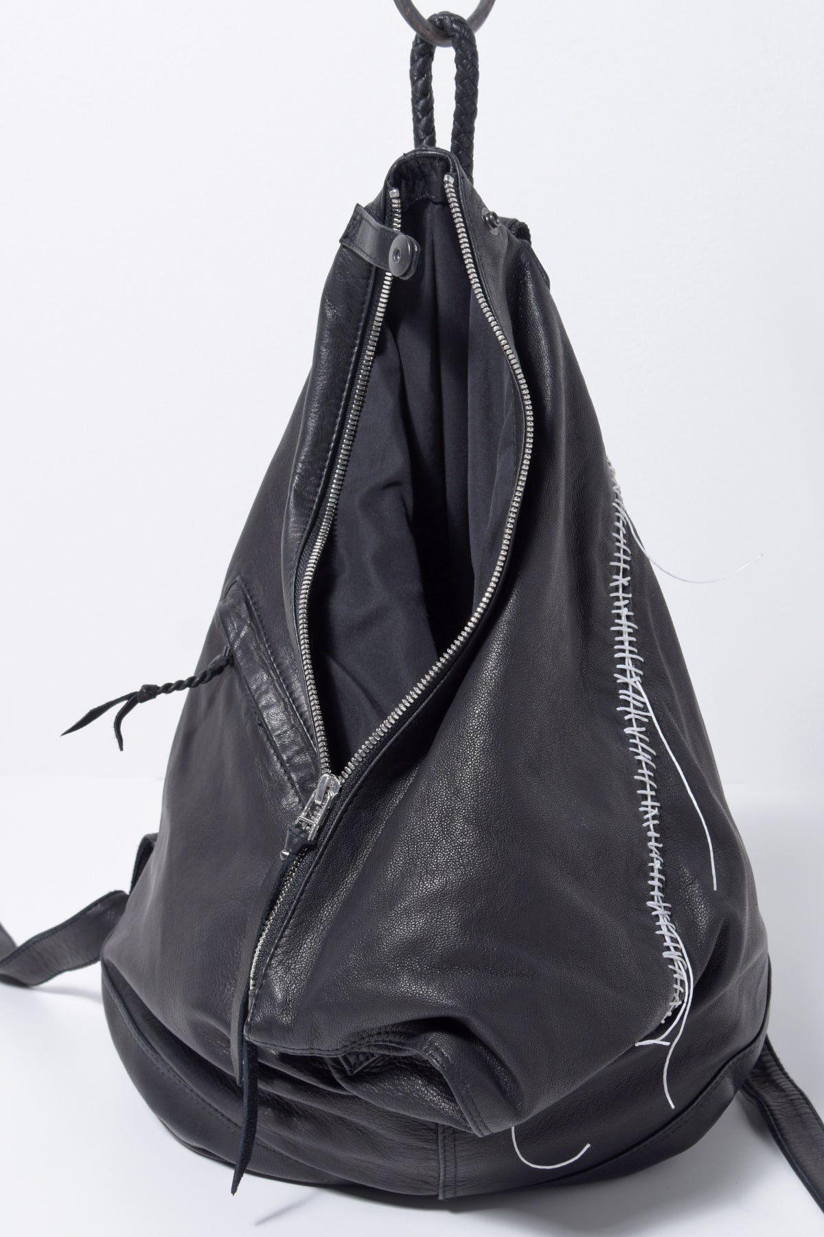 2202-BG01 Hand Stitch Triangle Backpack