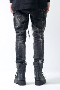 1902-PT06A Discharged Double Flap Pants