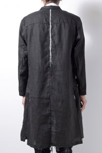 2201-JK02A Side Slit Tailored Coat Black