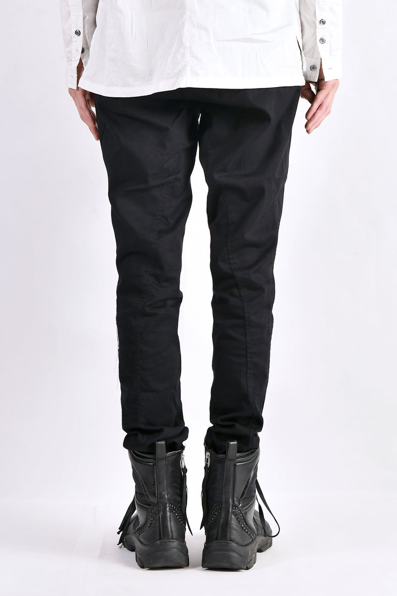 2102-PT01A Stretch Twill Pants 03 Black