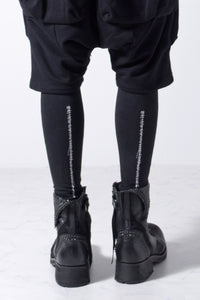 2202-PT09 Hand Stitch Print Leggings -Men's-