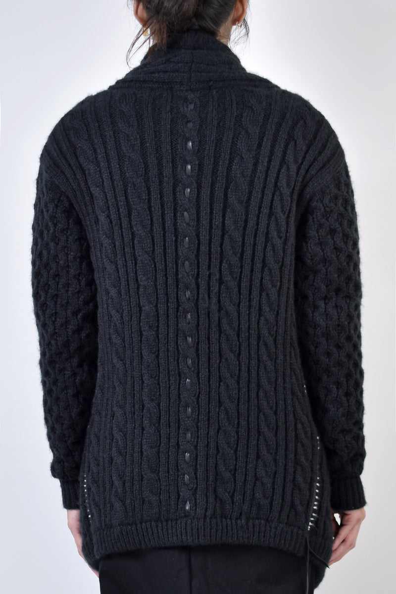 2002-KT02 Cable Combi Mohair CD Black