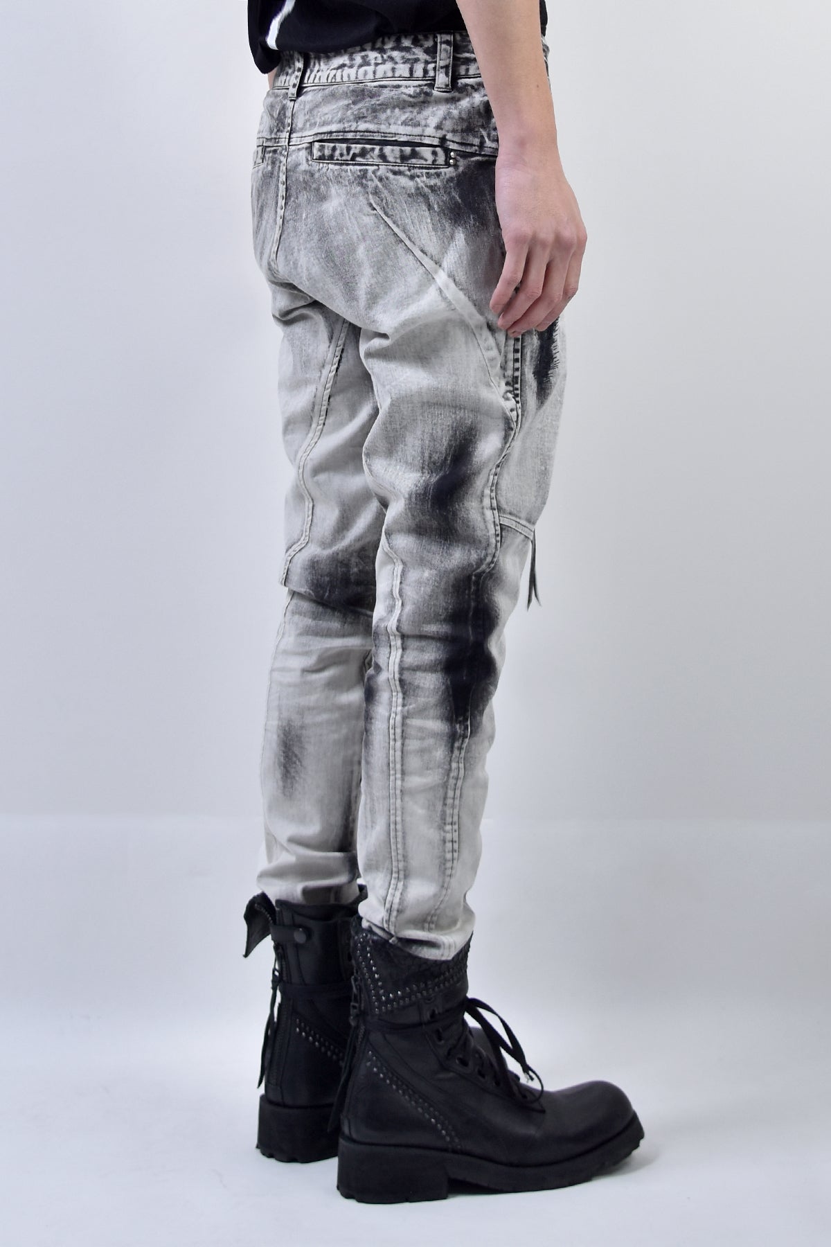 2101-PT01C Discharged Stretch Twill Pants 02