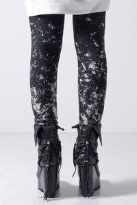 2202-PT07W Flake Discharged Leggings -Women's-