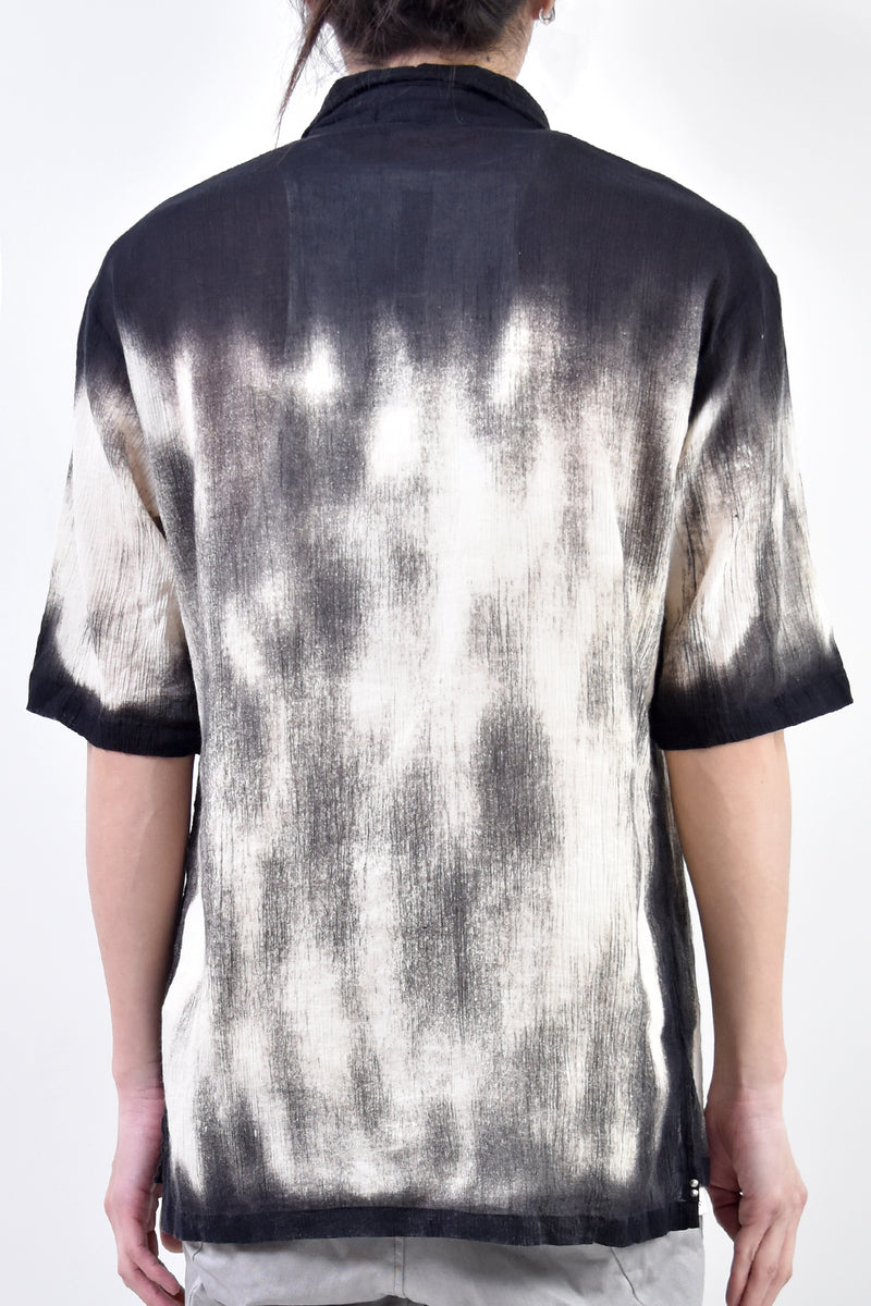 2101-SH04C Discharged Crepe Cotton Slim Shirt 02