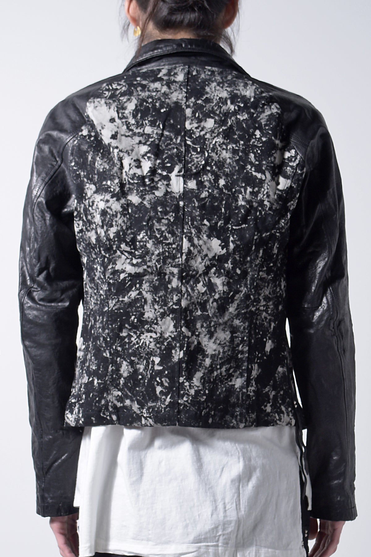 2202-JK06 Flake Discharged Jacket