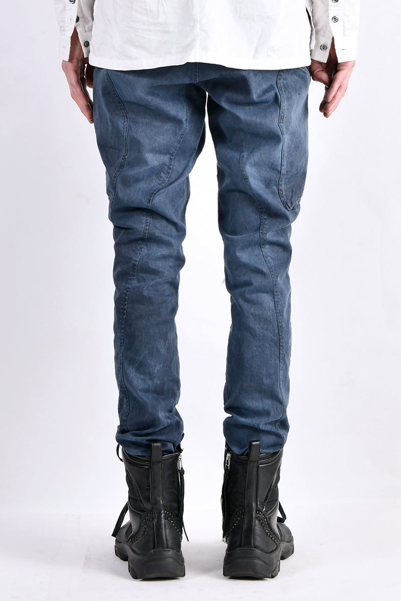 2102-PT02A Double Pocket Twill Pants 03 Navy