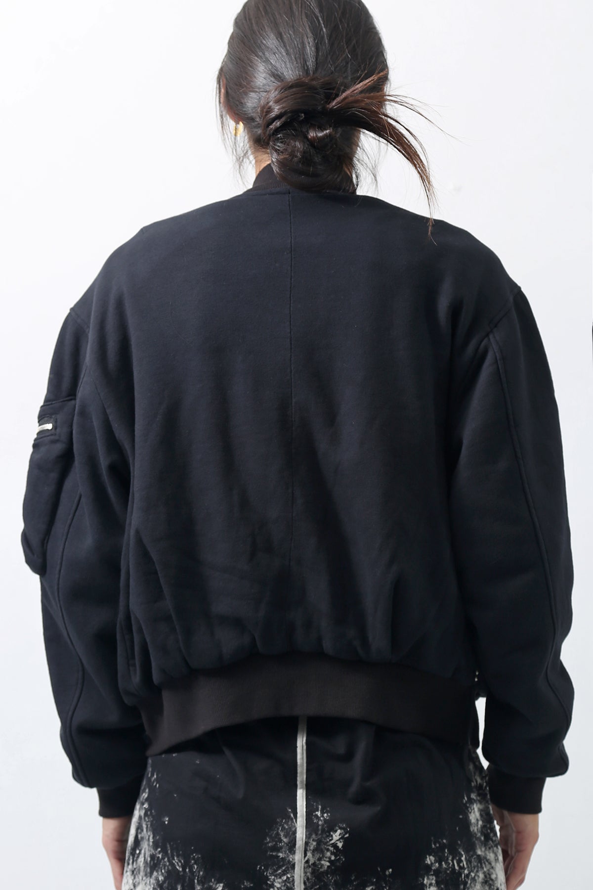 1902-JK06 Parachute Over Blouson Black