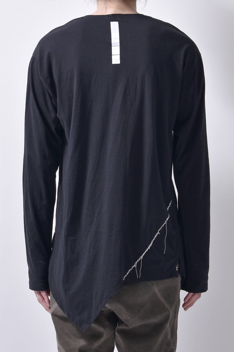 2102-CT02/LS Slash Cut 04 / LS Black