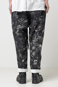 2301-PT08 Discharged Linen Layered Pants