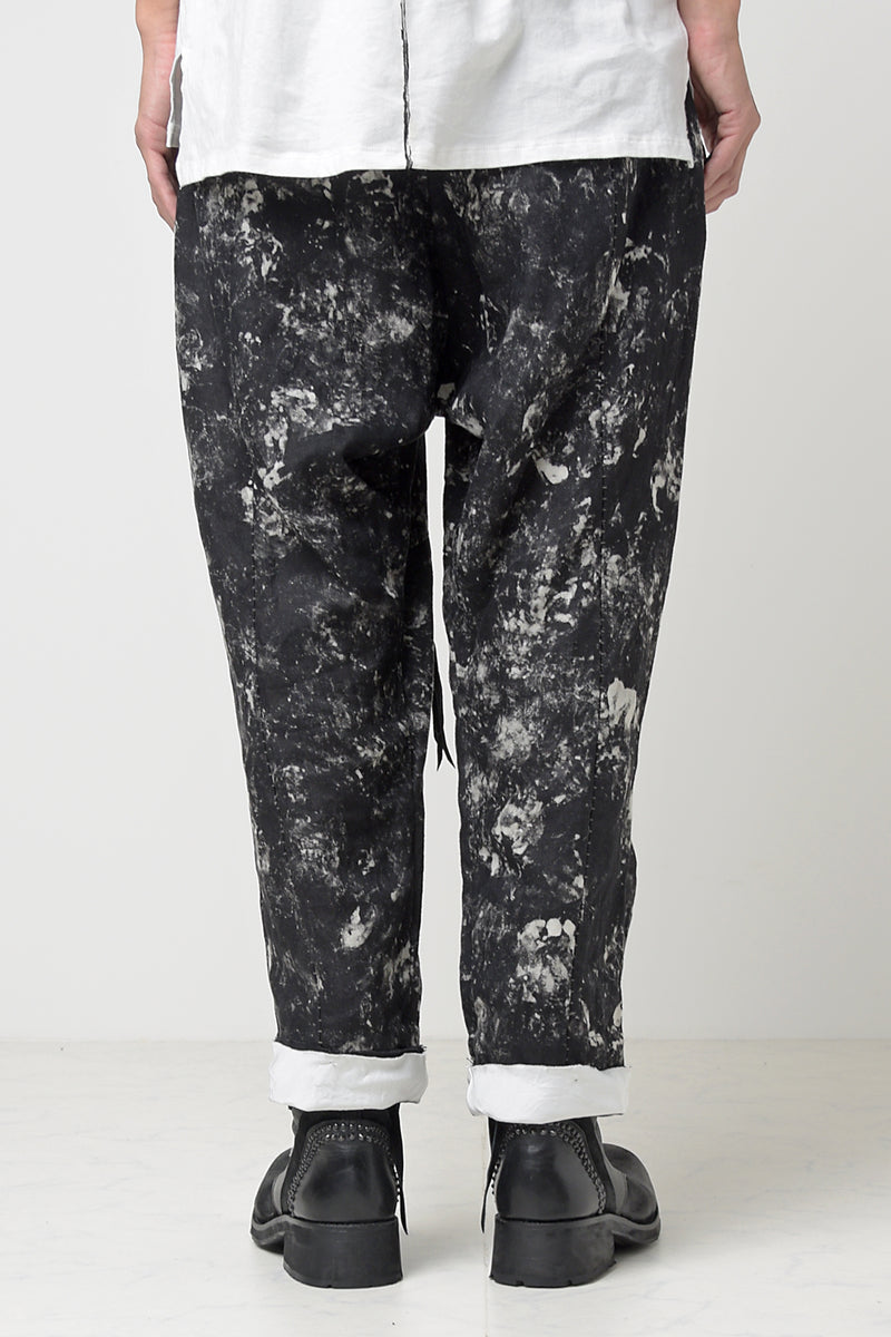 2301-PT08 Discharged Linen Layered Pants
